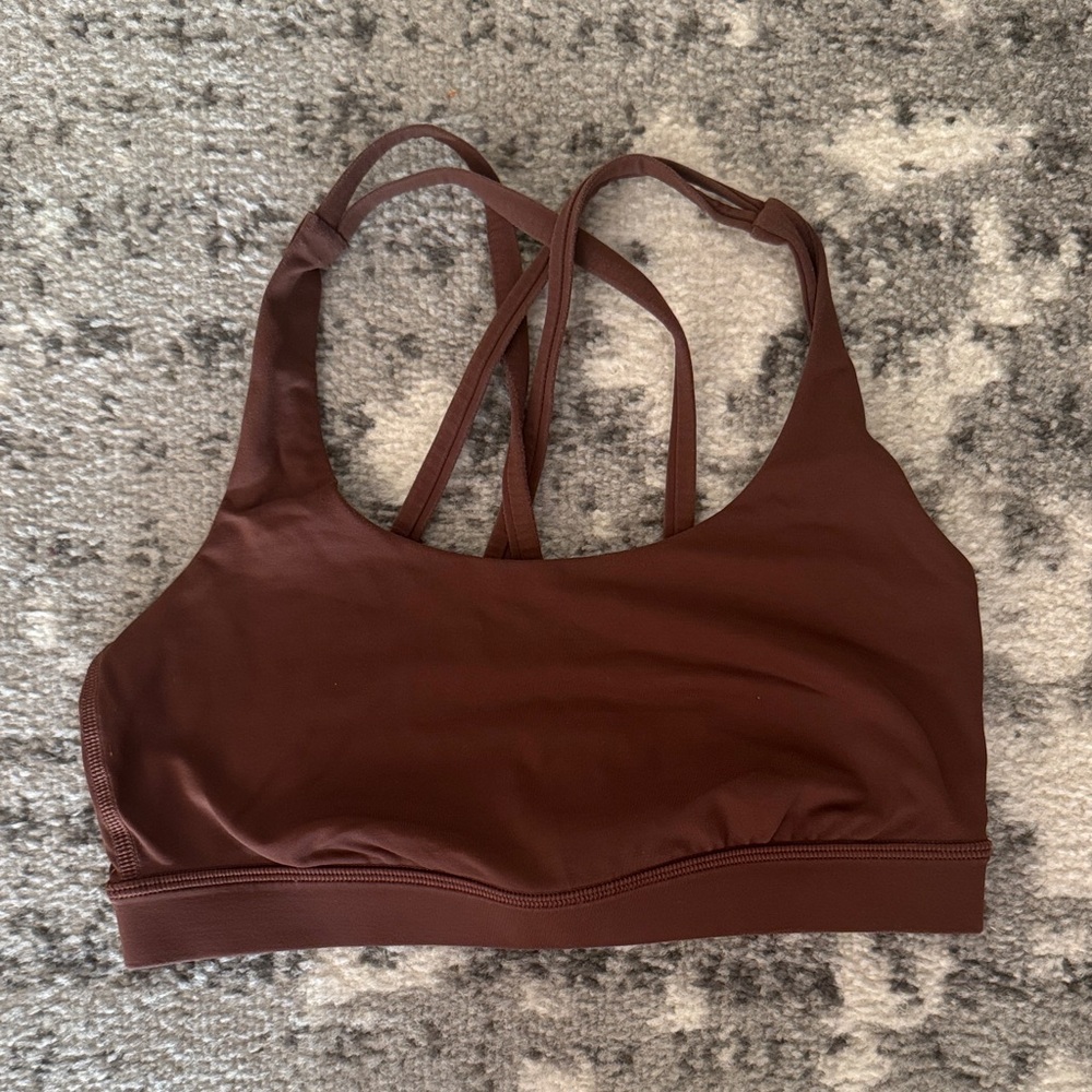 lululemon energy bra in java